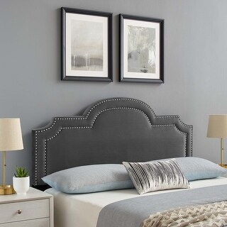 Belinda Performance Velvet Twin Headboard - Bed Bath & Beyond - 35485258