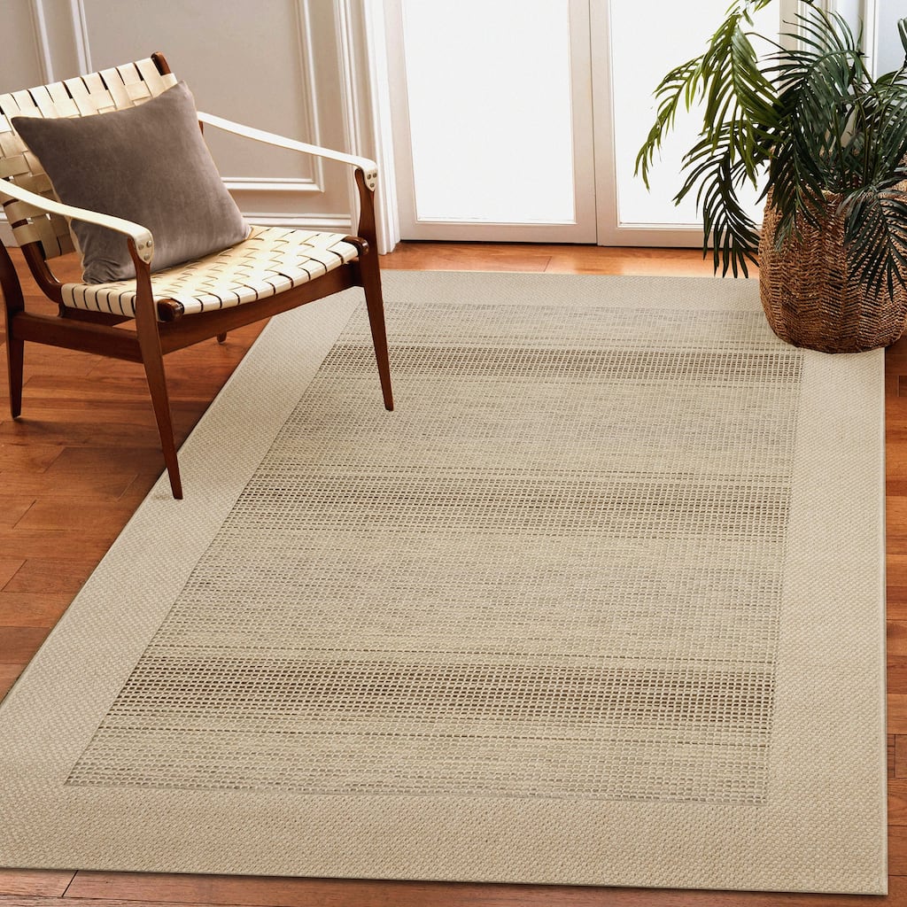 Liora Manne Riviera Border Indoor/Outdoor Area Rug