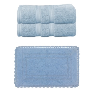 Home Weavers Casual Elegance 100% Soft Cotton Pc Bath Towel Set Pc  21x34