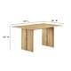 preview thumbnail 4 of 10, Amistad 60" Wood Dining Table and Bench Set