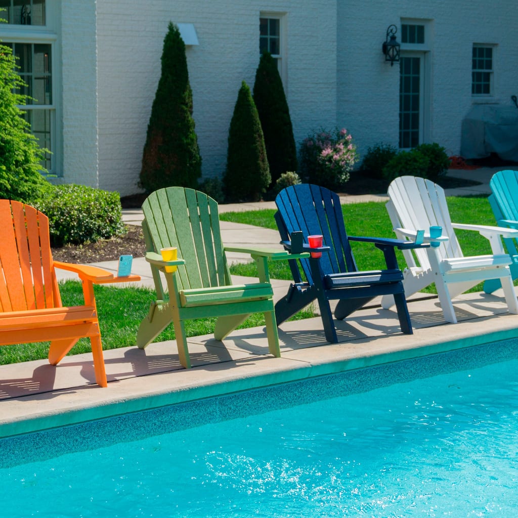 Eagle Collection Folding Adirondack Chair with Smart Phone Holder