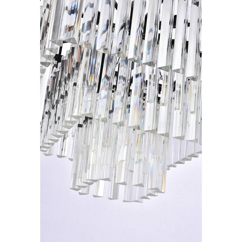 Indigo Home 21.5 inch square crystal chandelier
