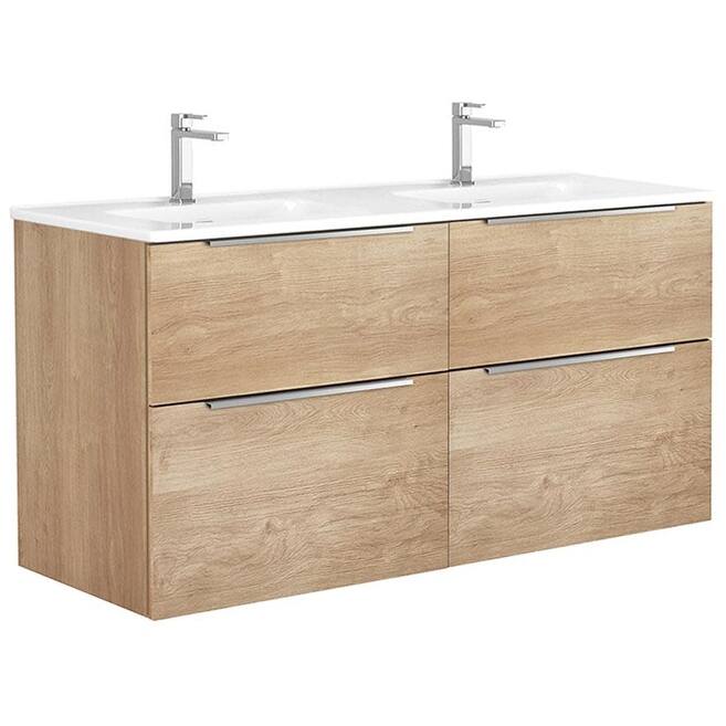WS Bath Collections Dalia C120D Dalia 48" Wall Mounted Double Basin