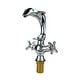 preview thumbnail 1 of 11, Chrome Bathroom Faucets 9.5 in. Dolphin Shaped Bathroom Sink Faucet with 2 Handles Renovators Supply