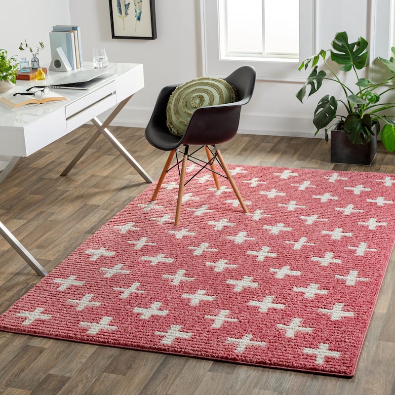 Artistic Weavers Shayna Global Area Rug - 9' 2" x 12' - Red