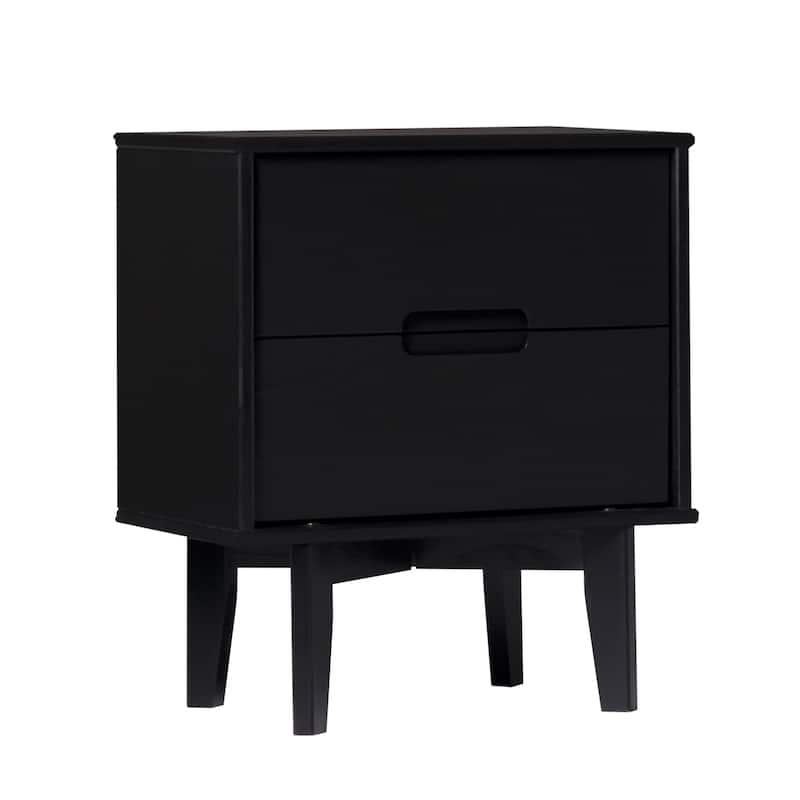 Middlebrook Mid-Century Solid Wood 2-Drawer Nightstand