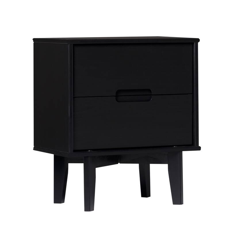 Middlebrook Mid-Century Solid Wood 2-Drawer Nightstand