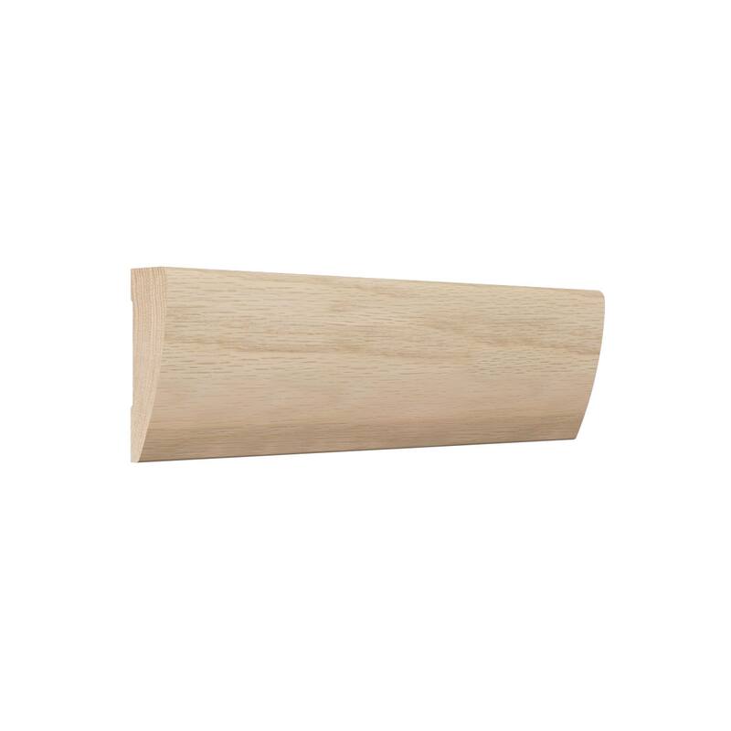 WM327: 11/16-in D x 2-1/4-in W x 96-in L Americraft Solid Hardwood Stain Grade Modern Casing Moulding
