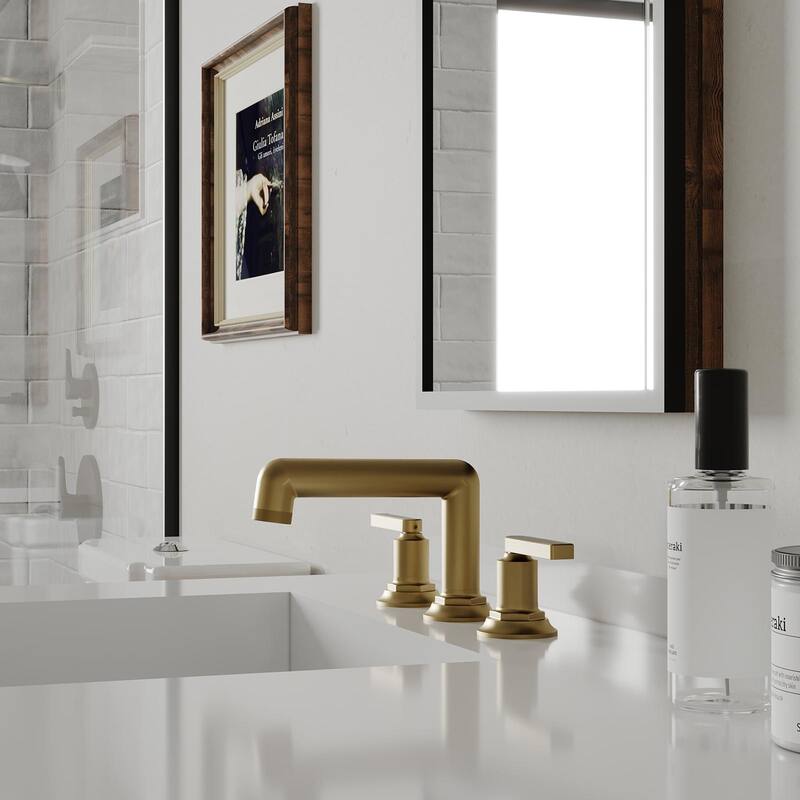 Widespread Bathroom Faucet 3 Holes Vanity Sink