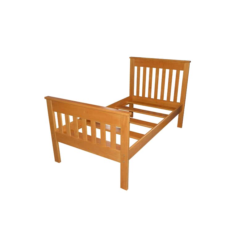 Harmony Unfinished Solid Pine TwinXL Bed