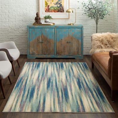 Mohawk Home Kearney Contemporary Abstract Striped Area Rug