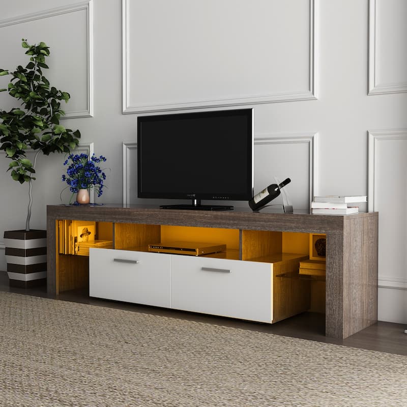 Modern TV with 16Color LED Backlights and Large Storage