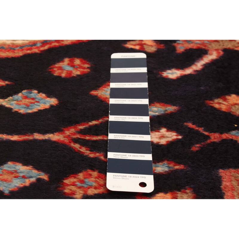 ECARPETGALLERY Hand-knotted Andelz Navy Wool Rug - 4'2 x 6'9