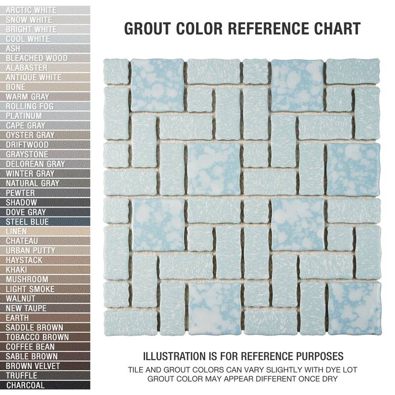 Merola Tile Academy Blue 11-7/8" x 11-7/8" Porcelain Floor and Wall Tile