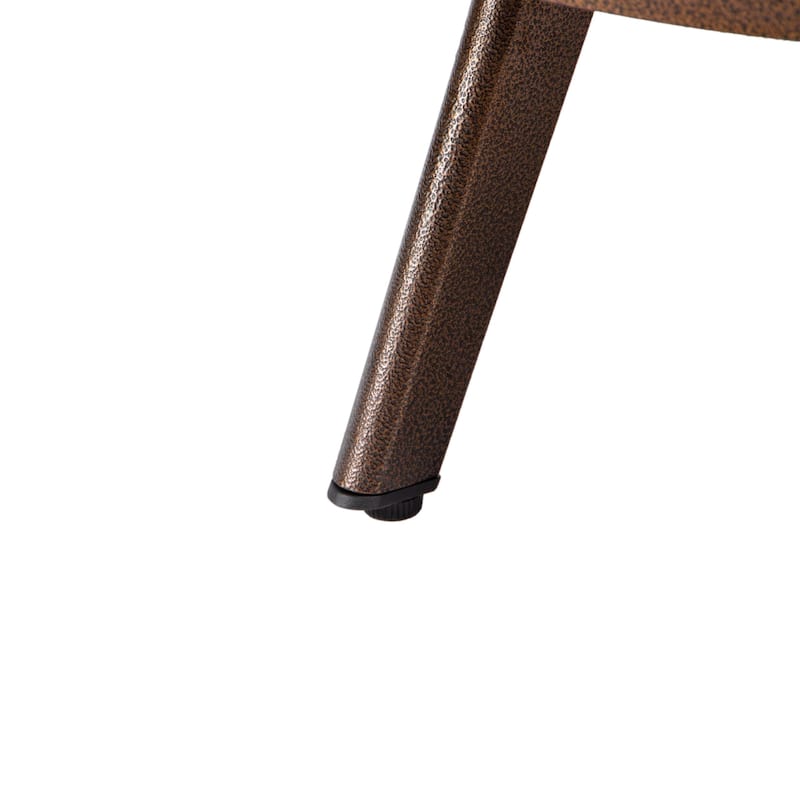 Leisuremod Walbrooke Modern Outdoor Patio Round Fire Pit Table for Porch Backyard Deck - 29