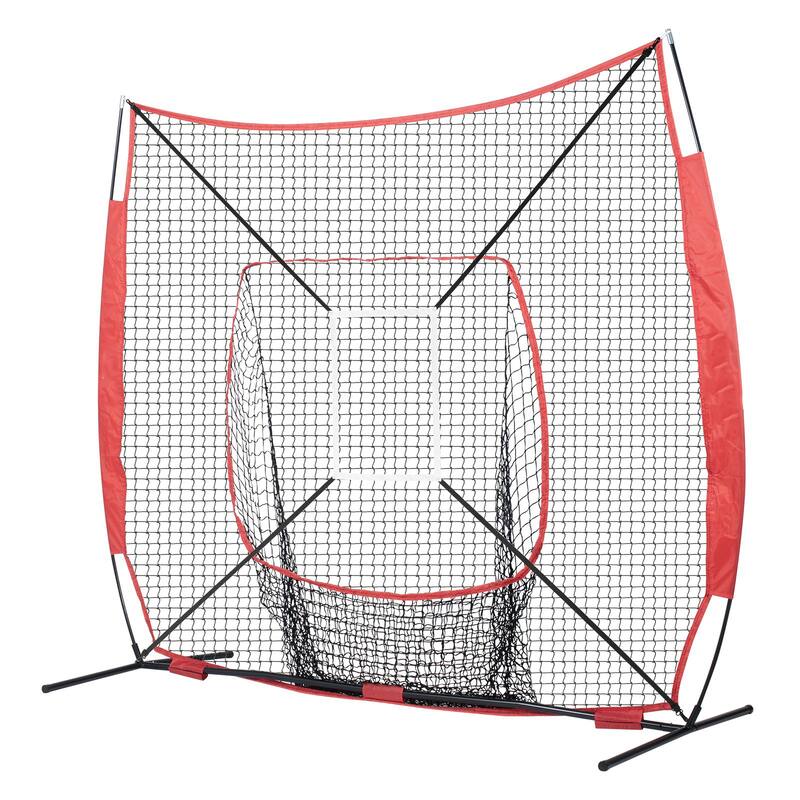 Portable Baseball Training Net 7x7 for Hitting, Pitching, Catching - 7x7ft