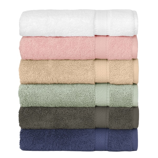 slide 2 of 13, Authentic Hotel Spa Turkish Cotton Washcloth (Set of 6)