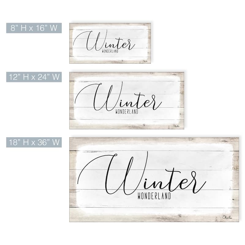Ready2HangArt 'Winter Wonderland' Holiday Canvas Wall Art by Olivia Rose