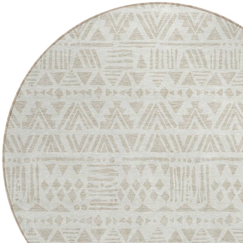 HomeRoots Southwestern Transitional Rectangle Outdoor Rug