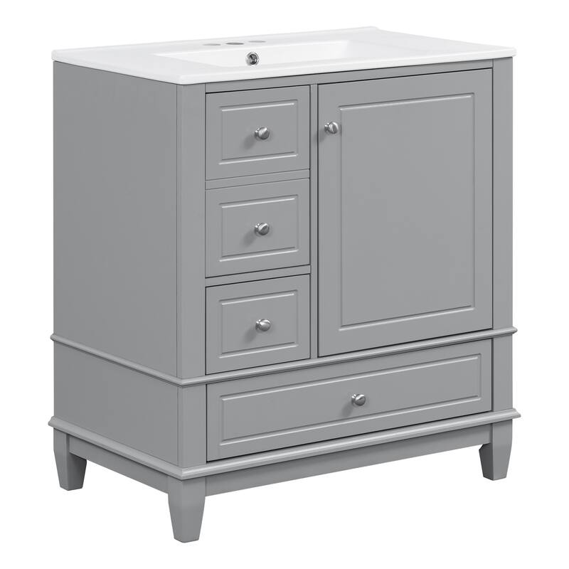 Christopher Knight Home 30" Stylish and Functional Bathroom Vanity with Sink