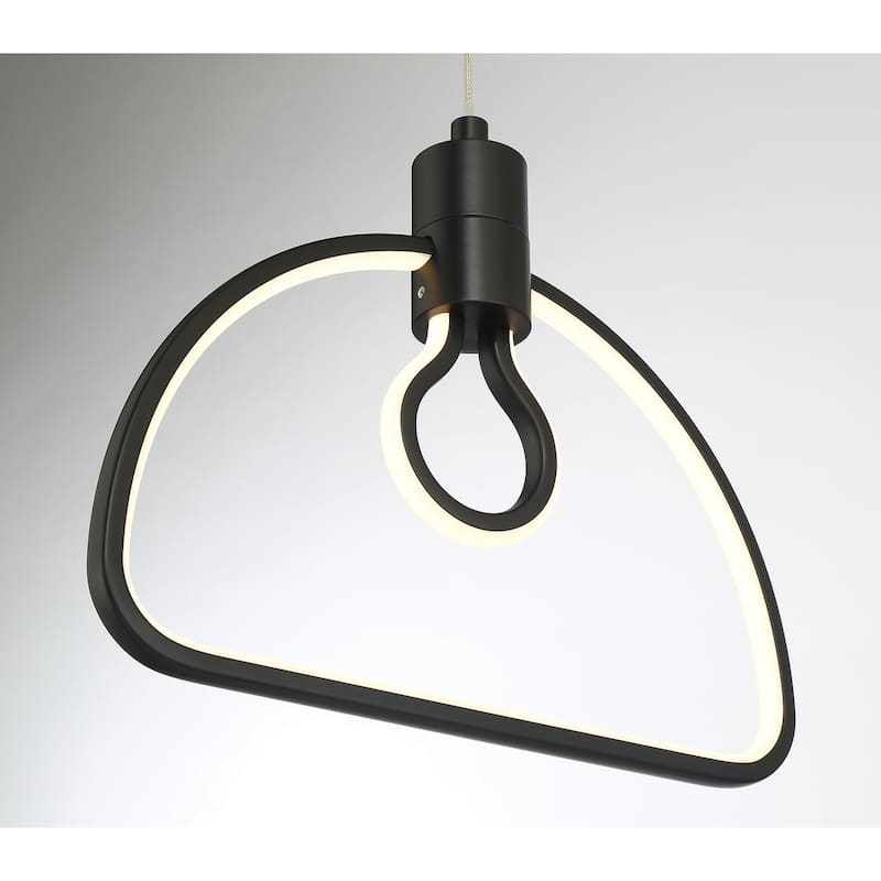 Kovacs P1903-L Edisons Outline 10" Wide LED Abstract Pendant