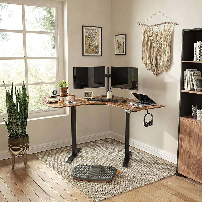 FEZIBO/Home Office Fuirniture/Wood/L Shaped Standing Desk/Desks Bed Bath & Beyond 38338228