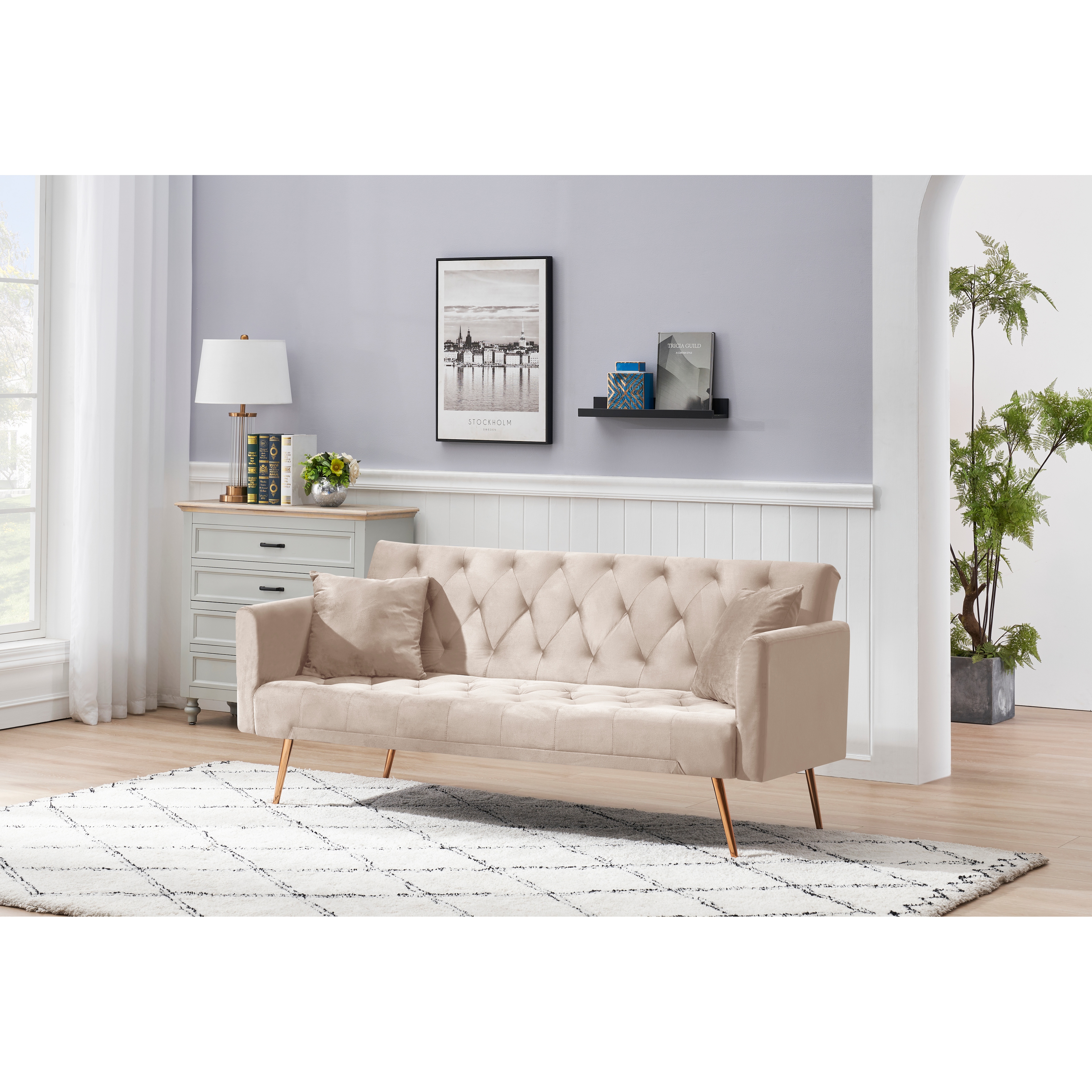 Blush sleeper shop sofa