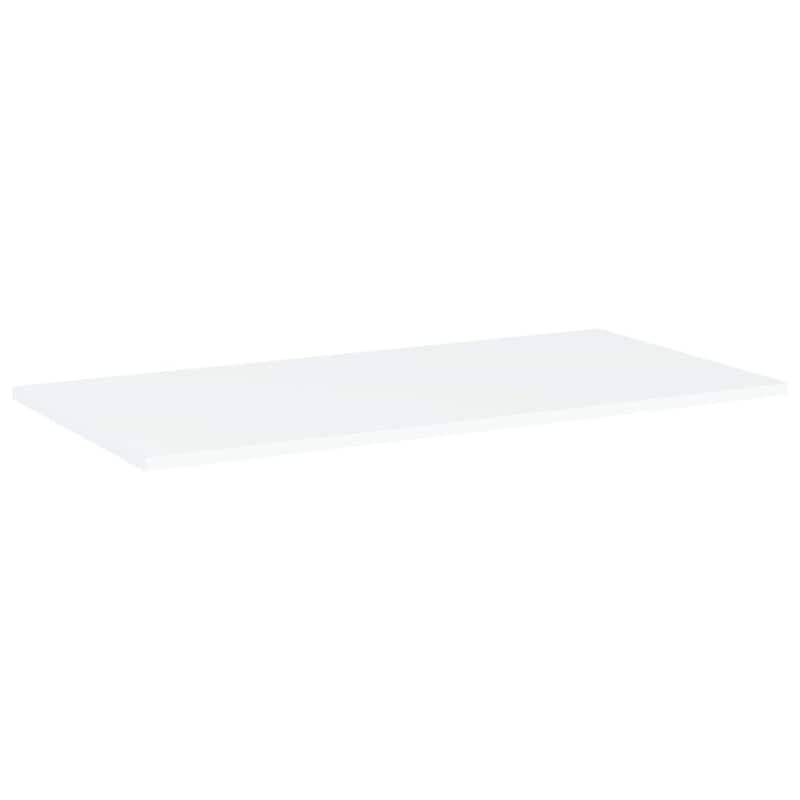 vidaXL Bookshelf Boards 8 pcs White 31.5"x15.7"x0.6" Chipboard