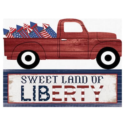 Sweet Land Of Liberty Canvas Art Print