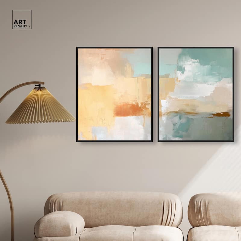 Muted Melody II Canvas Set of 2 by Art Remedy