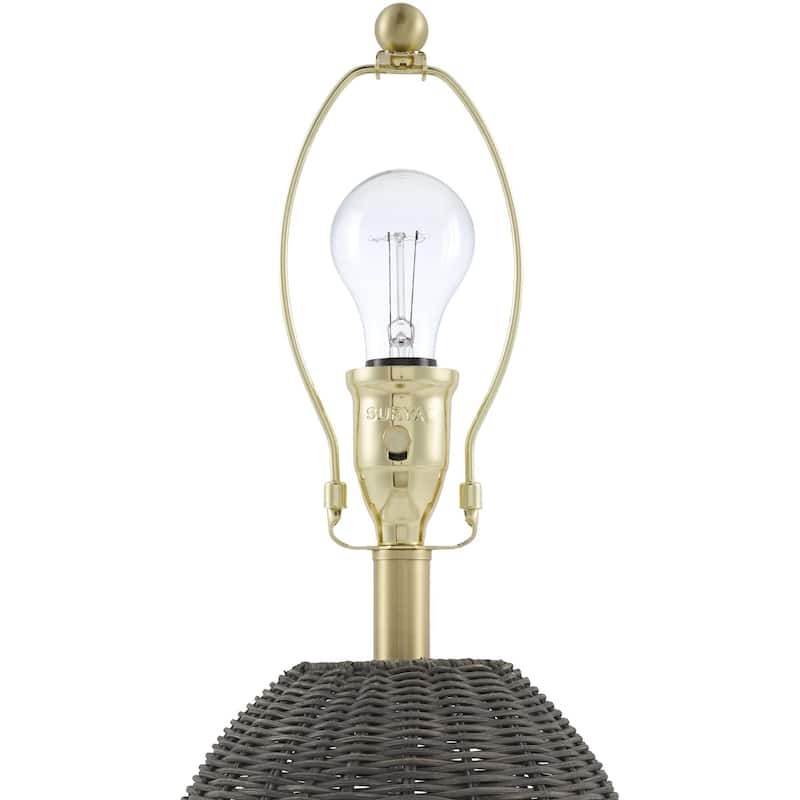 Livabliss Jacaranda Global Accent Floor Lamp - 24"H x 14"W x 14"D