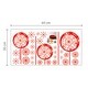preview thumbnail 6 of 4, Walplus Fairies Red Dandelion Flowers Kids Wall Sticker Nursery Decor