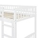 preview thumbnail 9 of 12, Twin Loft Bed with Slide and Reversible Ladder, Wooden Frame with Guardrails and Open Underbed Play Space