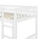 preview thumbnail 5 of 11, White Twin size Loft Bed with Slide and Ladder for Kids Bedroom