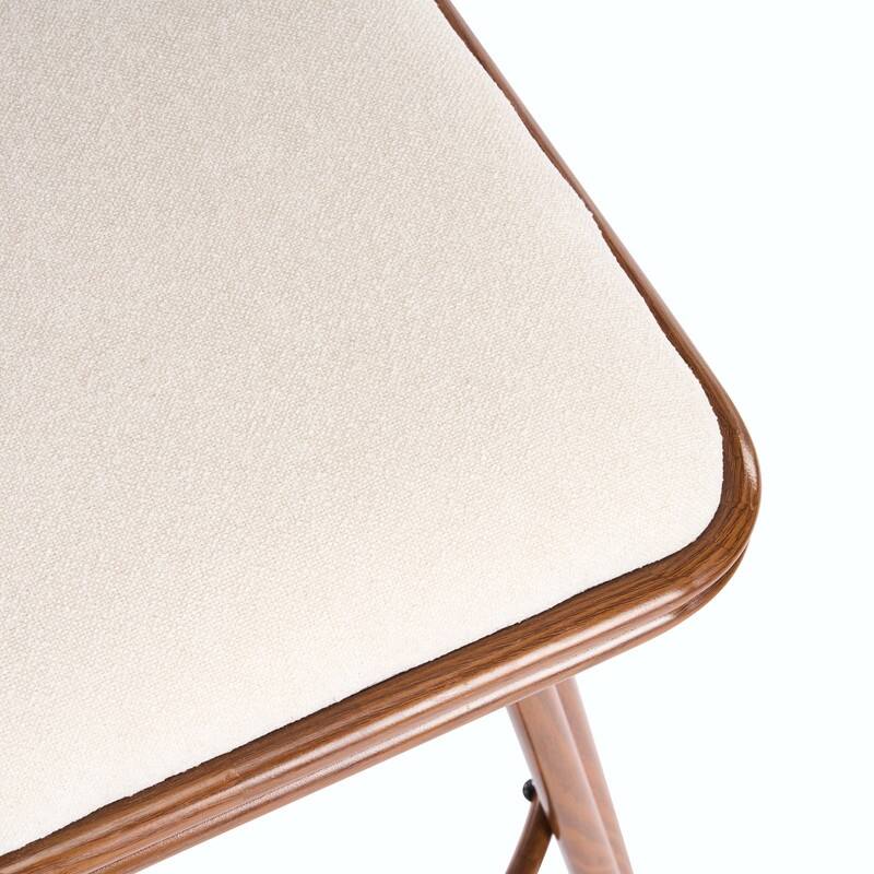 Sibyl Indoor Swivel Upholstered Bar Stools with Metal Frame, Set of 2