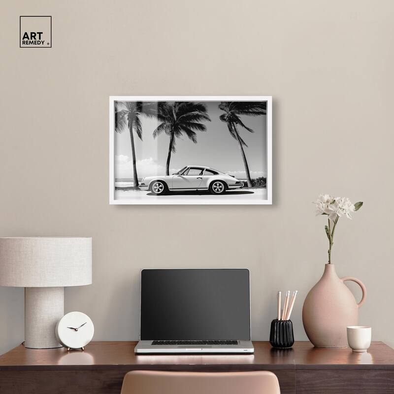 Analog Vintage Car Shadowbox by Art Remedy