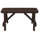preview thumbnail 3 of 8, Pressure Treated Pine 3' Traditional Bench Walnut Stain