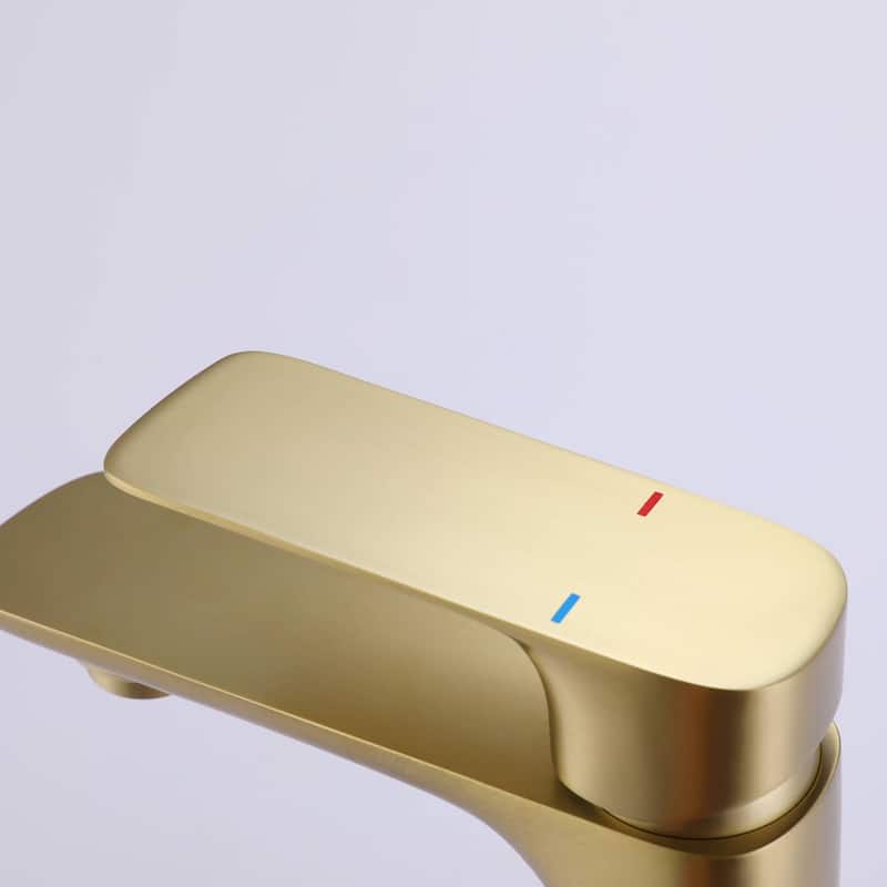 Single Handle Bathroom Sink Faucet With Deck Plate One Holes Bathroom Faucets Modern Vanity Basin Lavatory Mixter Taps