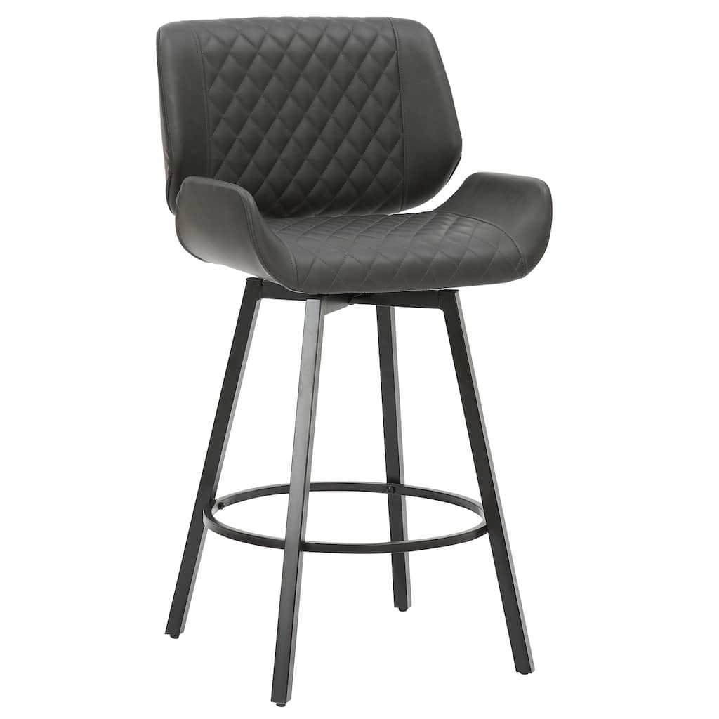 Modern 26" Counter Stool with Swivel, Set of 4
