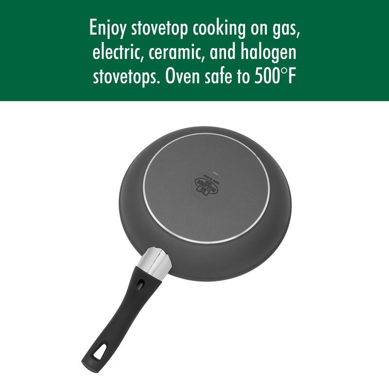 BALLARINI Arezzo by HENCKELS 3-pc Nonstick Fry Pan Set, Made In Italy - Black