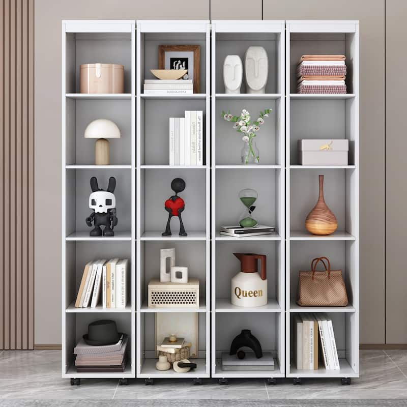Queen Murphy Bed Wall Bed with Storage Doors