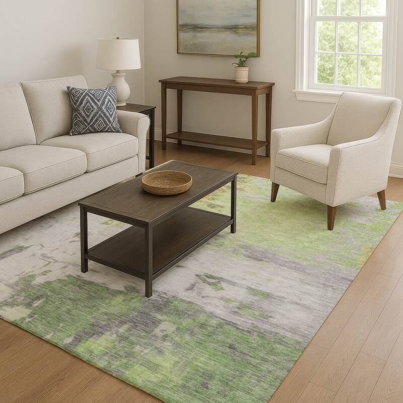 Premium Washable Super Soft Abstract Watercolor Mayfield Rug