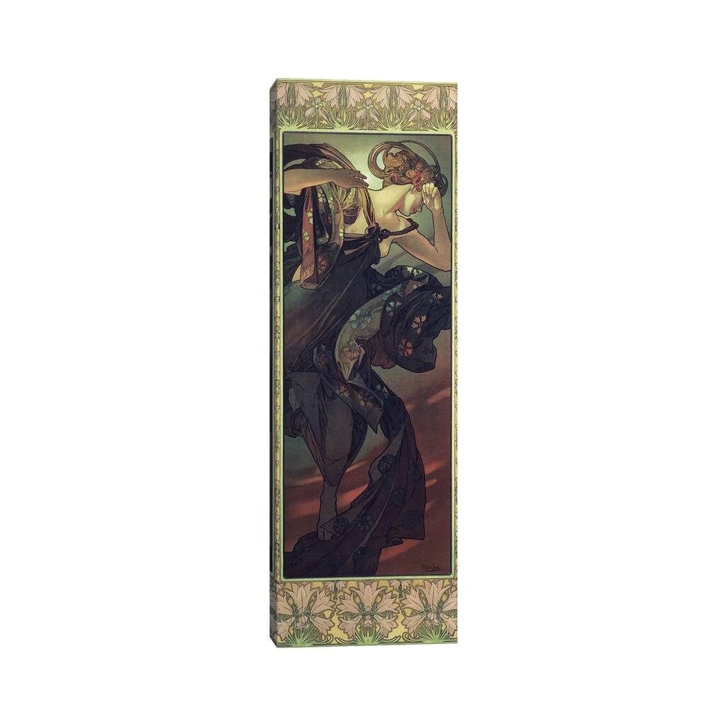 iCanvas "The Moon and the Stars - Evening Star, 1902 " by Alphonse Mucha Canvas Print