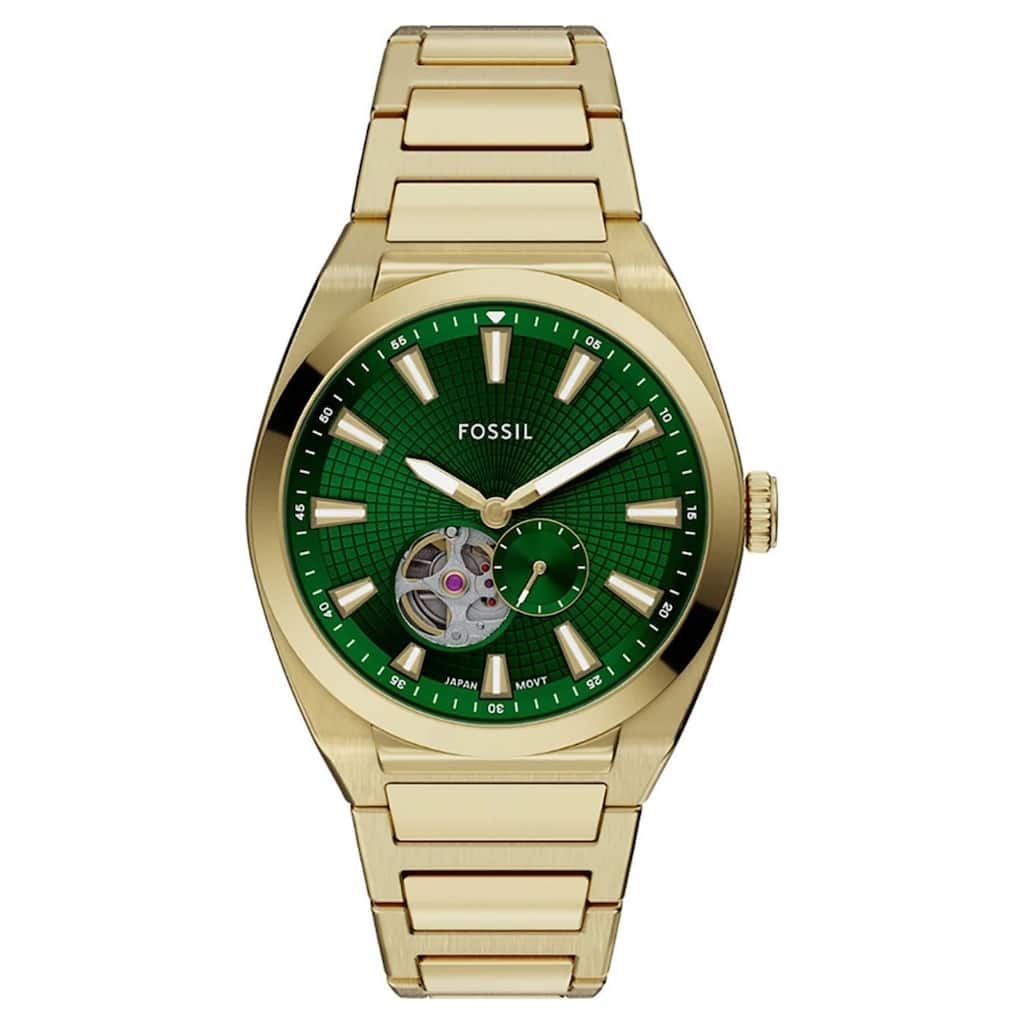 Fossil Men's Everett Green Dial Watch - ME3276 - One Size