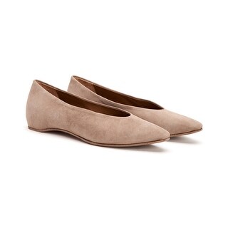 Aquatalia Womens Mary Suede Ballet Flat