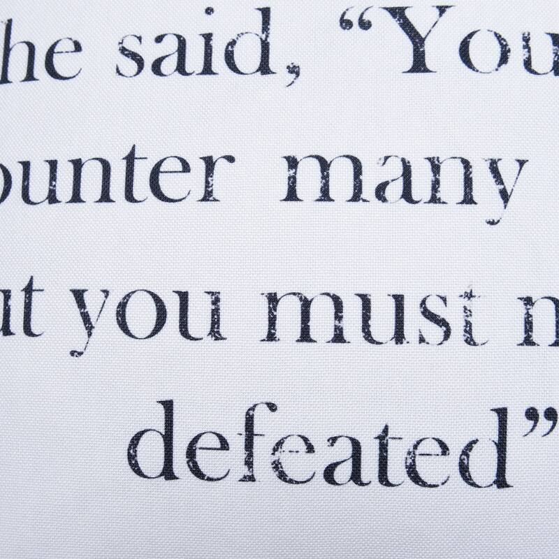 Dann Foley - Double Sided Quote Pillow