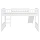 preview thumbnail 7 of 19, Twin Size Loft Bed with Slide and Ladder