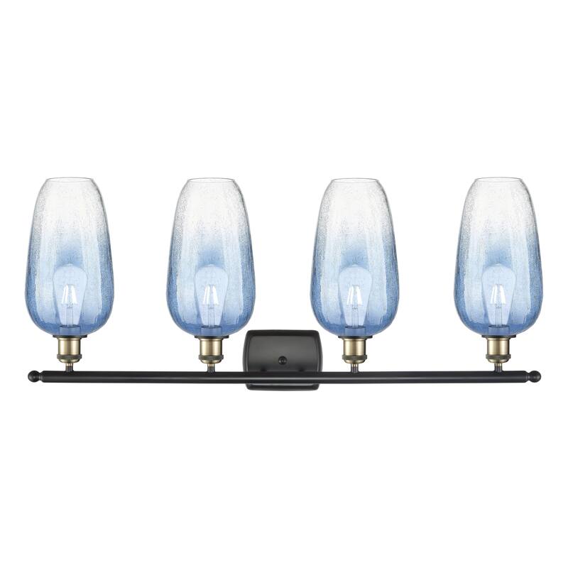 Innovations Lighting Endless Possibilities Ballston - Brookhaven Flute - 4 Light 37" Bath Vanity Light