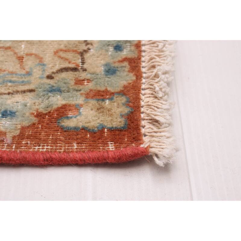 ECARPETGALLERY Hand-knotted Antalya Vintage Copper Wool Rug - 9'9 x 13'2