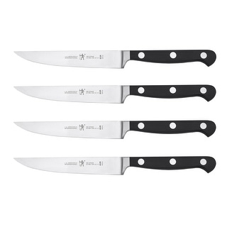 Henckels CLASSIC 4-pc Steak Knife Set - Black